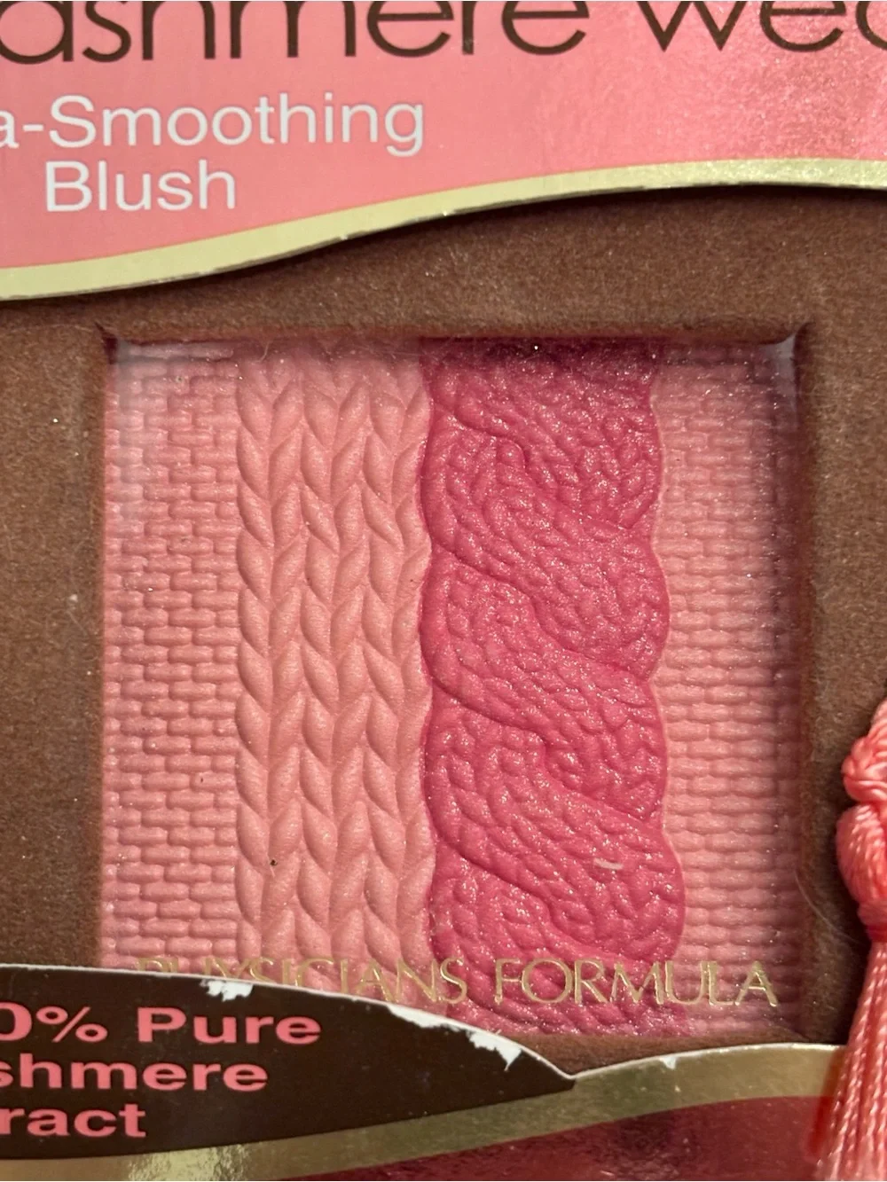 Physicians Formula Cashmere Wear Ultra-Smoothing Blush Natural Compact Brush NIB